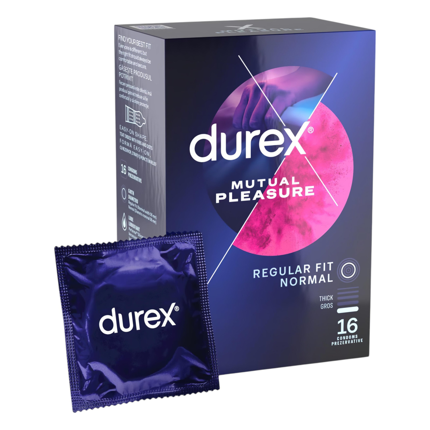 Durex Mutual Pleasure - kondomi za odgodu ejakulacije (16 kom)