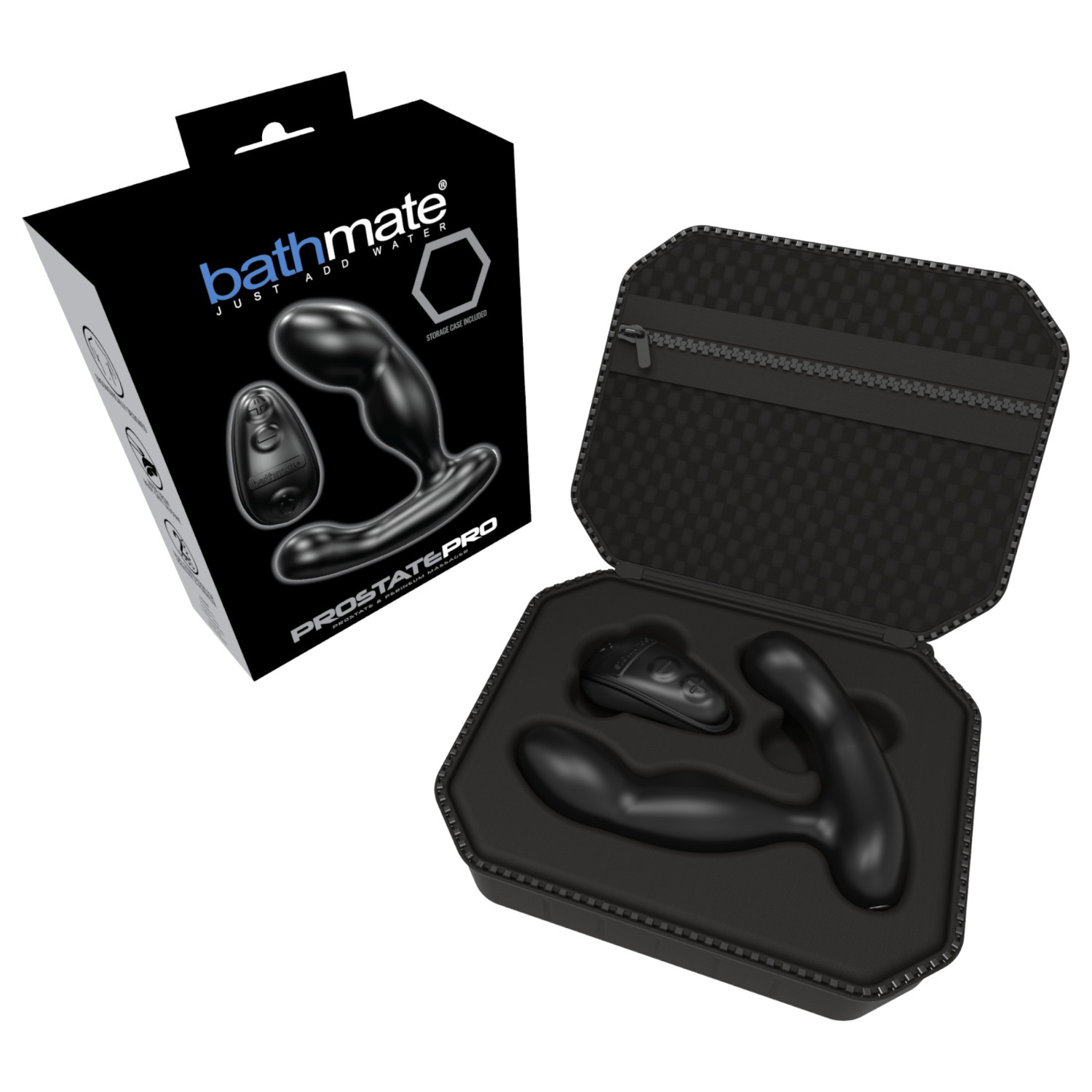 Bathmate Prostate Pro - vibrirajući masažer prostate na akumulator (srebrni)