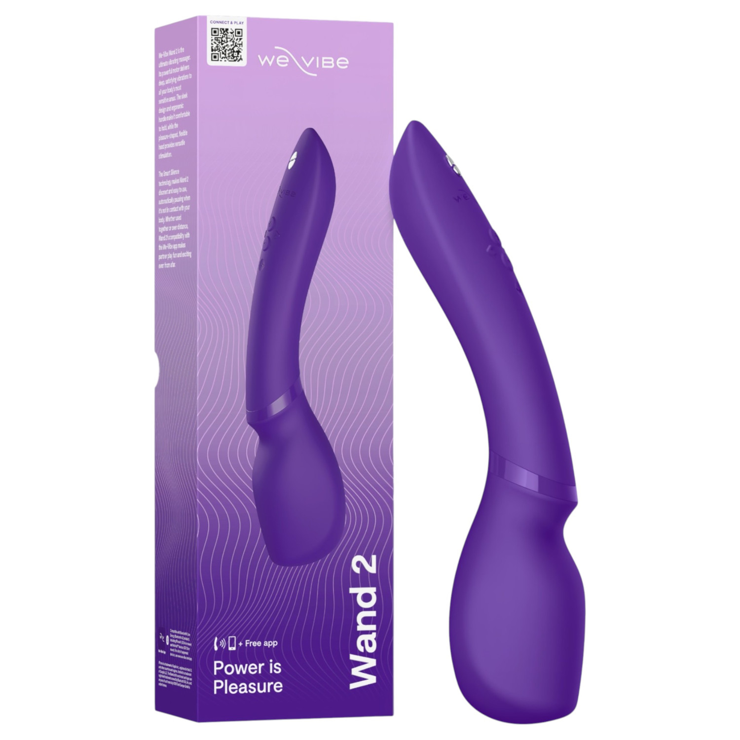 We-Vibe Wand 2 - masažna vibrirajuća sprava s upravljanjem putem aplikacije