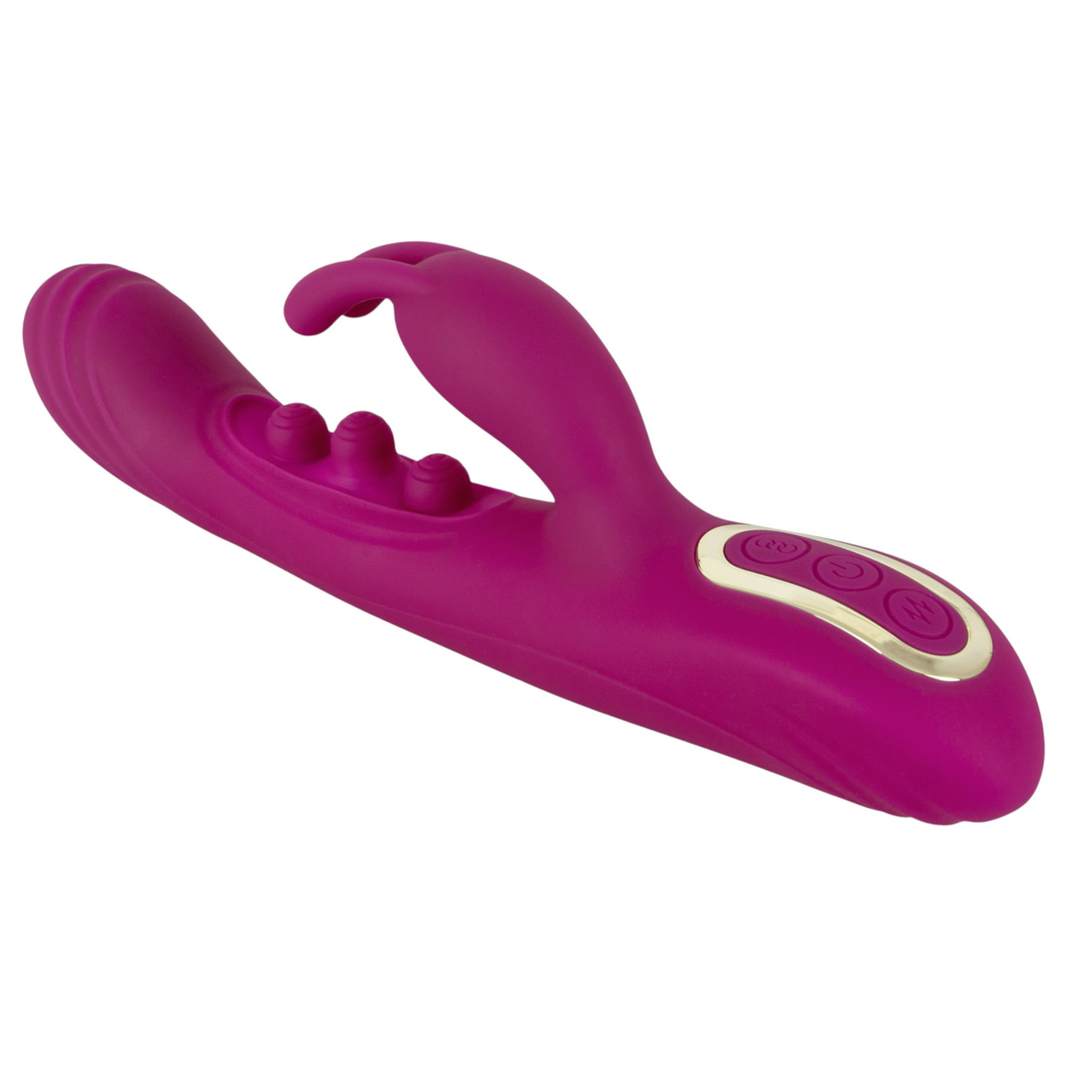 Javida - vibrator s kuglicama i stimulacijom klitorisa - ljubičasta