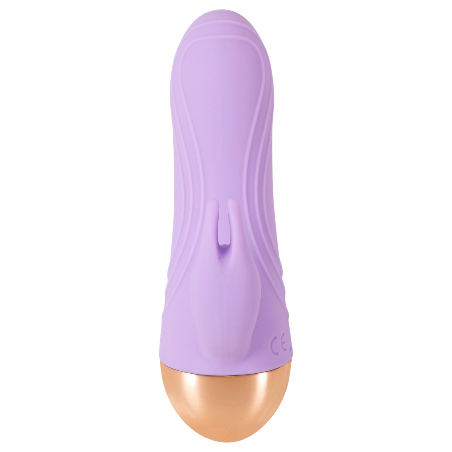 Cuties - akumulatorski, vodootporni mini vibrator s rukom za klitoris (ljubičasti)