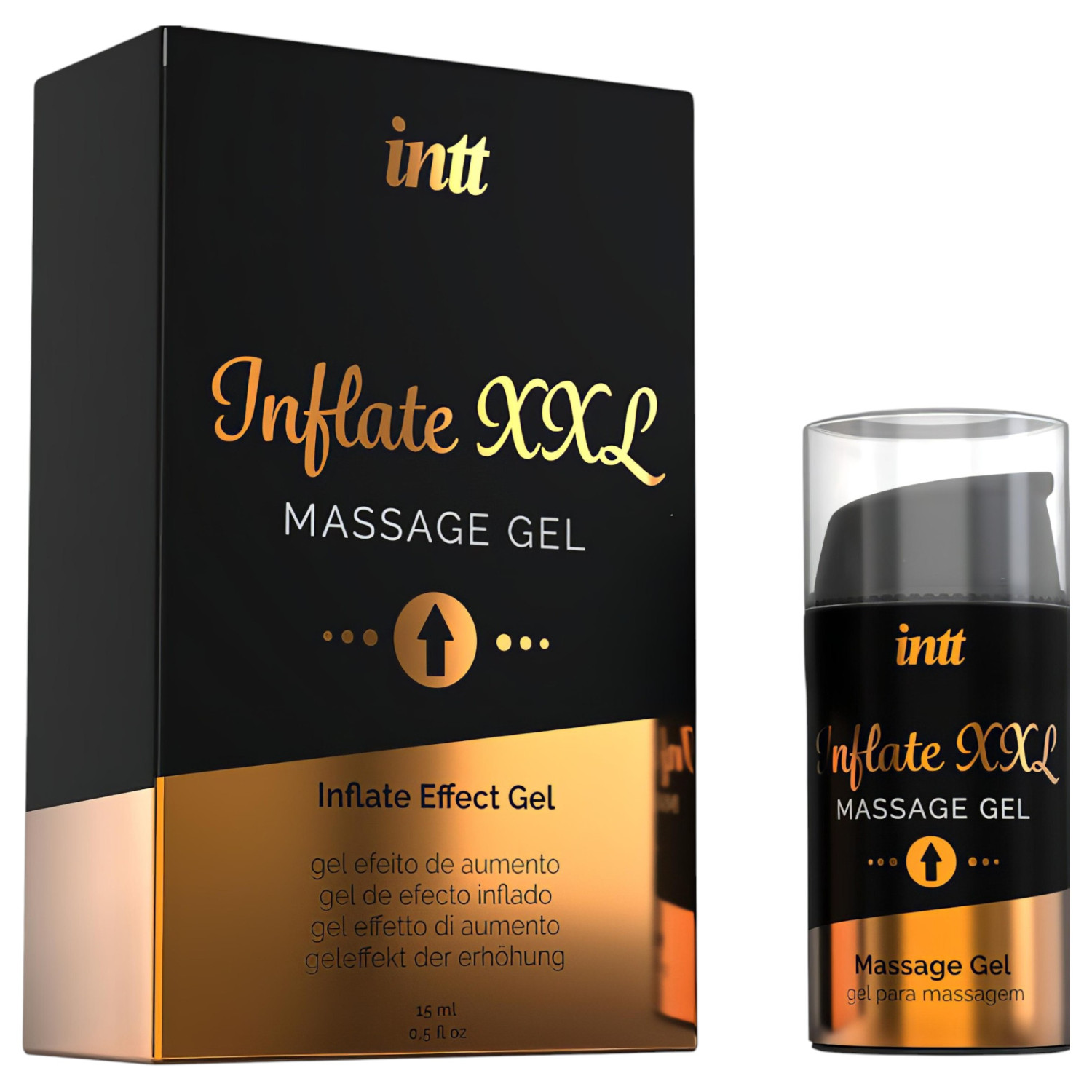 intt Inflate XXL - gel za masažu za povećanje penisa (15 ml)