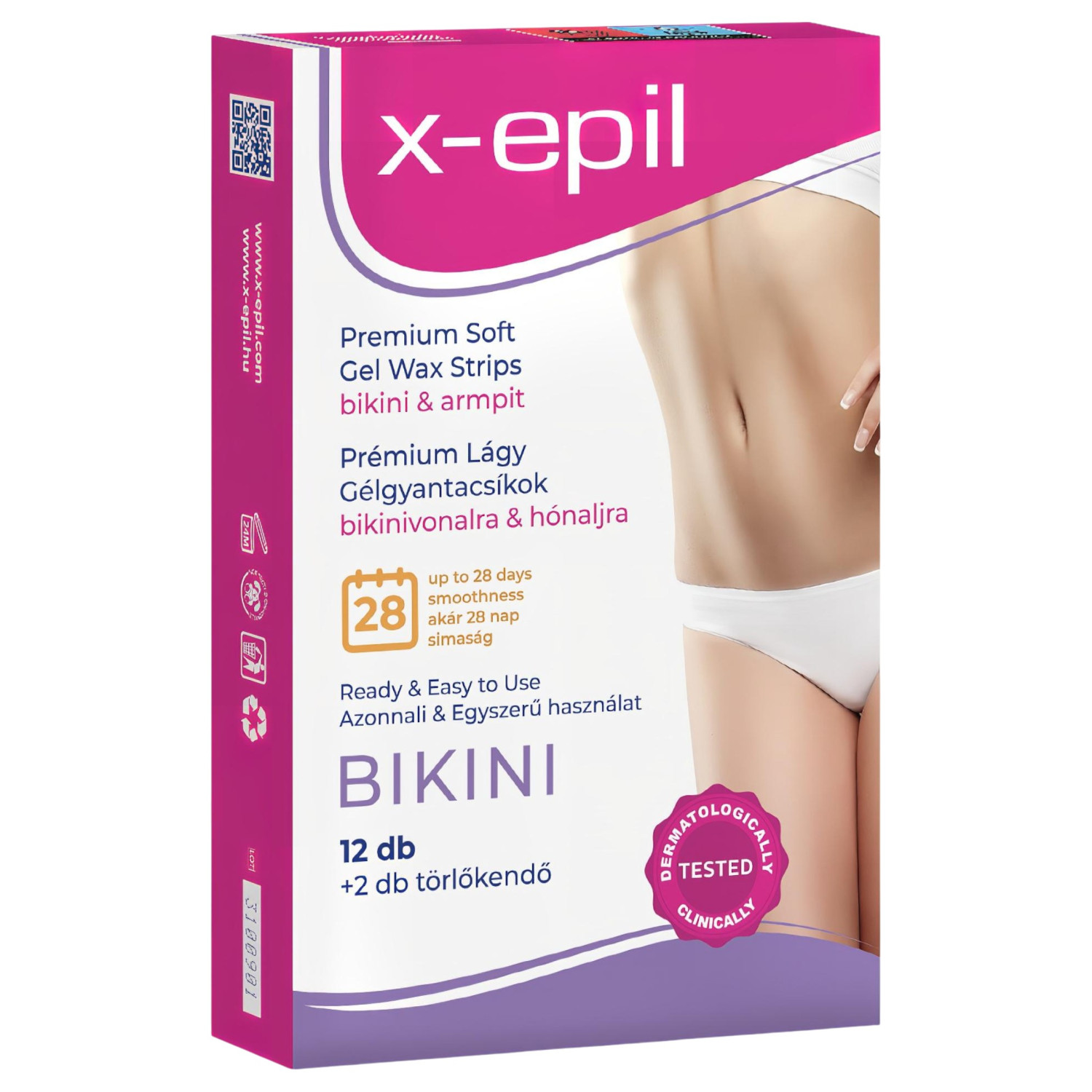 X-Epil - trakice za depilaciju - bikini/pazuh - 12 komada
