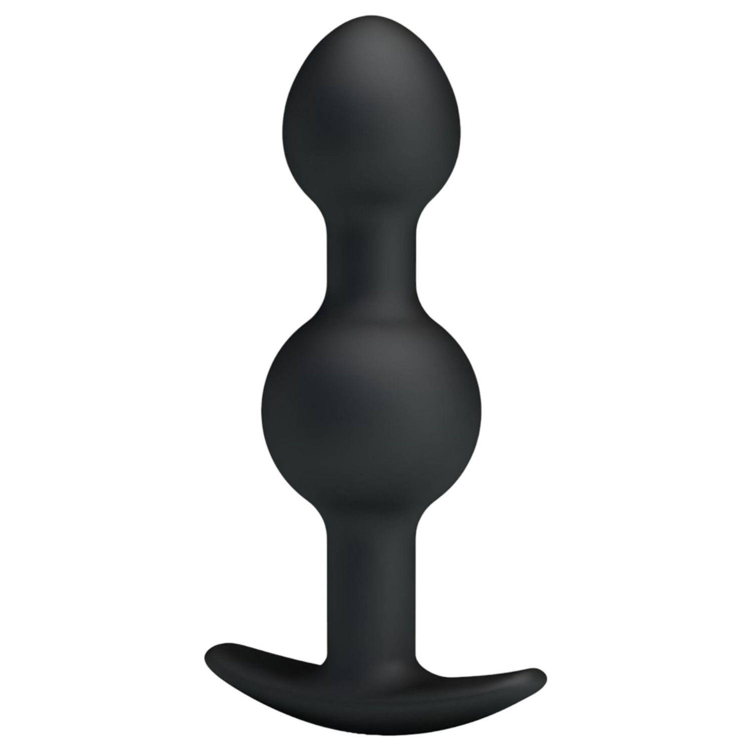 Pretty Love - analni dildo s unutarnjom kuglicom - crni