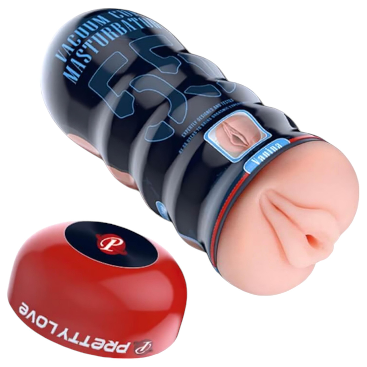 Pretty Love Vacuum Cup - realistična masturbator vagina (boja kože)