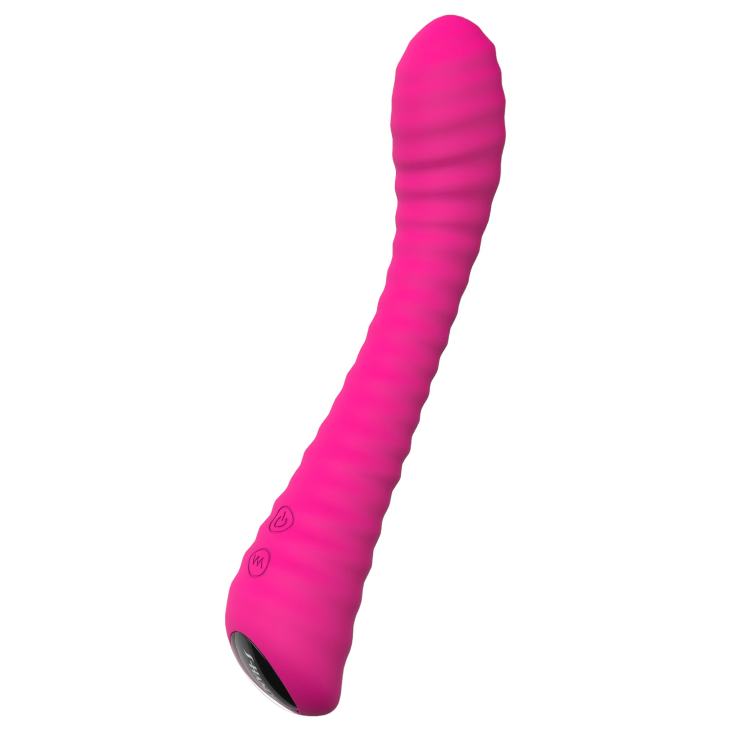Sex HD Sunshine - vibrator za G-točku na punjenje - rebrasti - roza