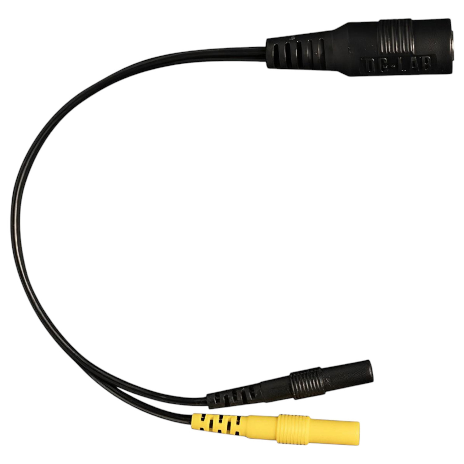 DG-LAB - razdjelnik elektroda s utičnice 2,5 mm na 2 mm (crni)