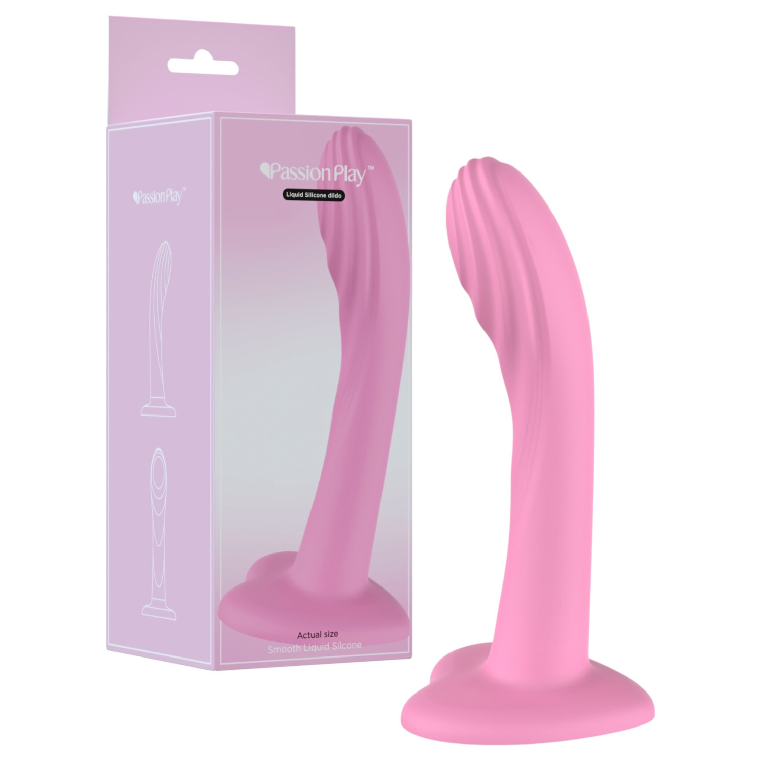 Passion Play - tekući silikonski dildo (rozi)
