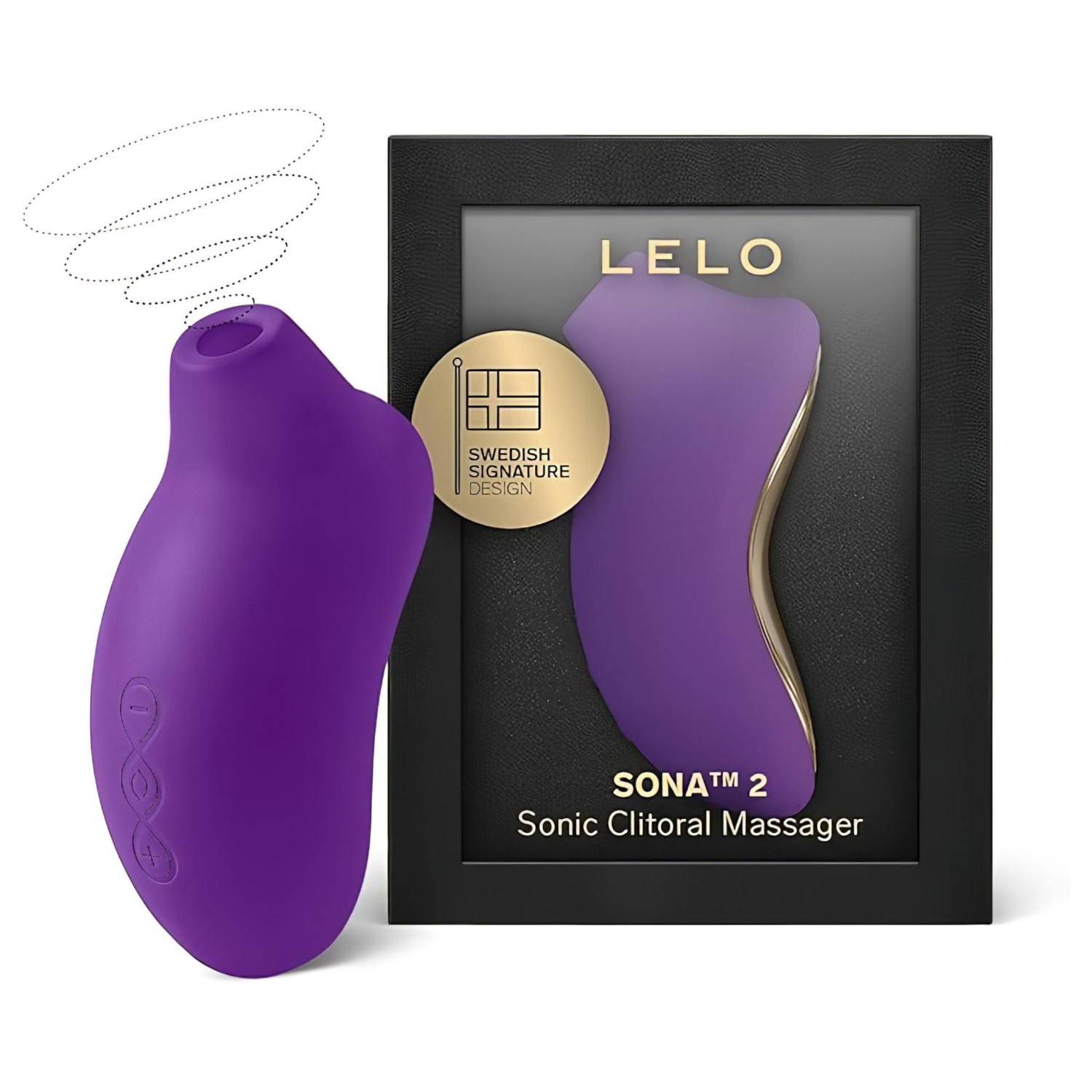 LELO Sona 2 - stimulator klitorisa s valovima zraka - ljubičasta