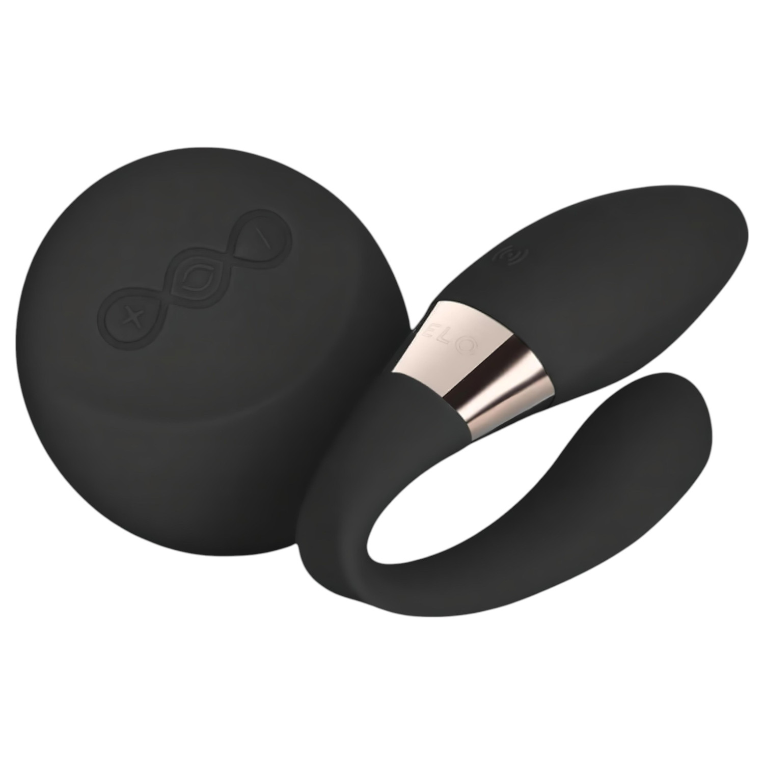LELO Tiani Duo - vibrator za parove - silikon - crni