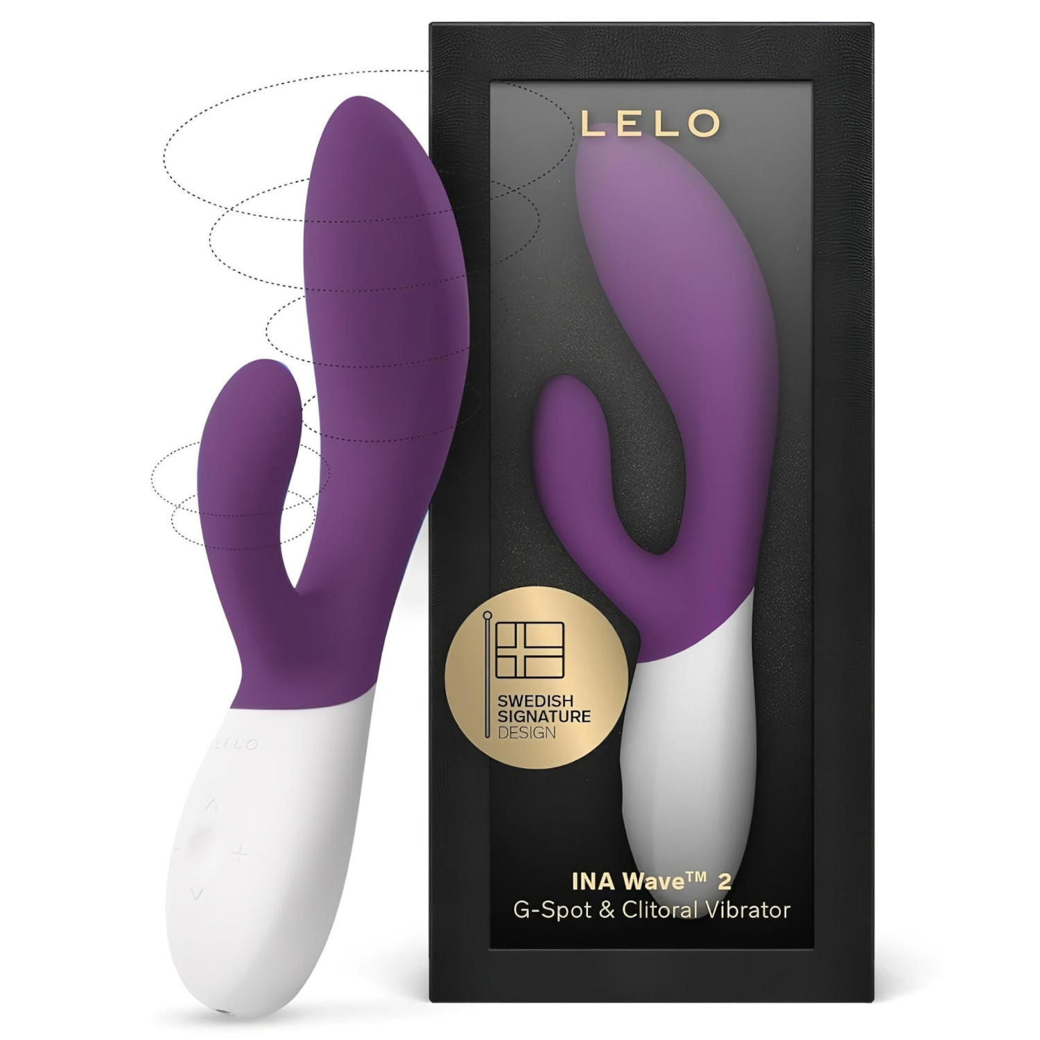 LELO Ina Wave 2 - vibrator za G-točku - punjivi vodootporni silikon - ljubičasti