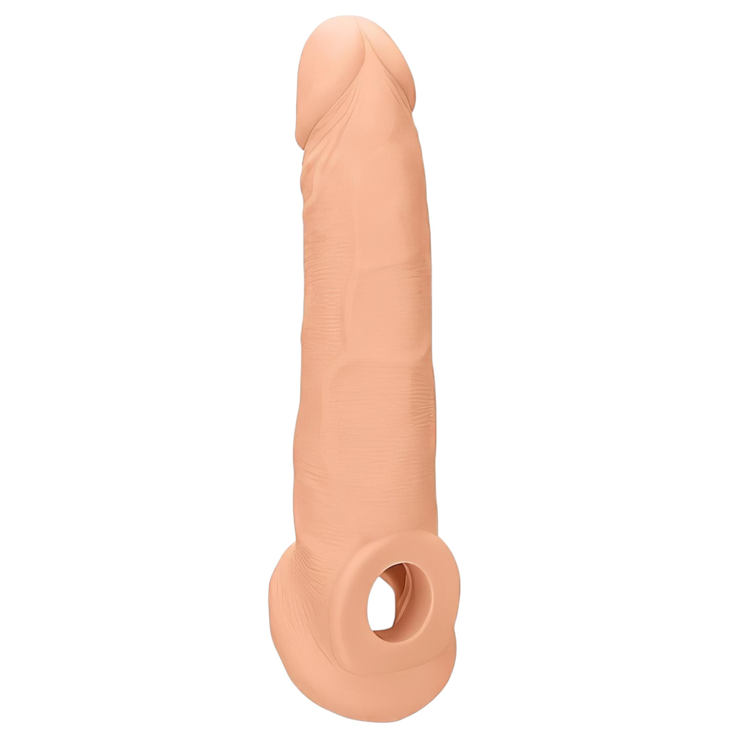 RealRock - penis rukavac - 21,5 cm - prirodna boja