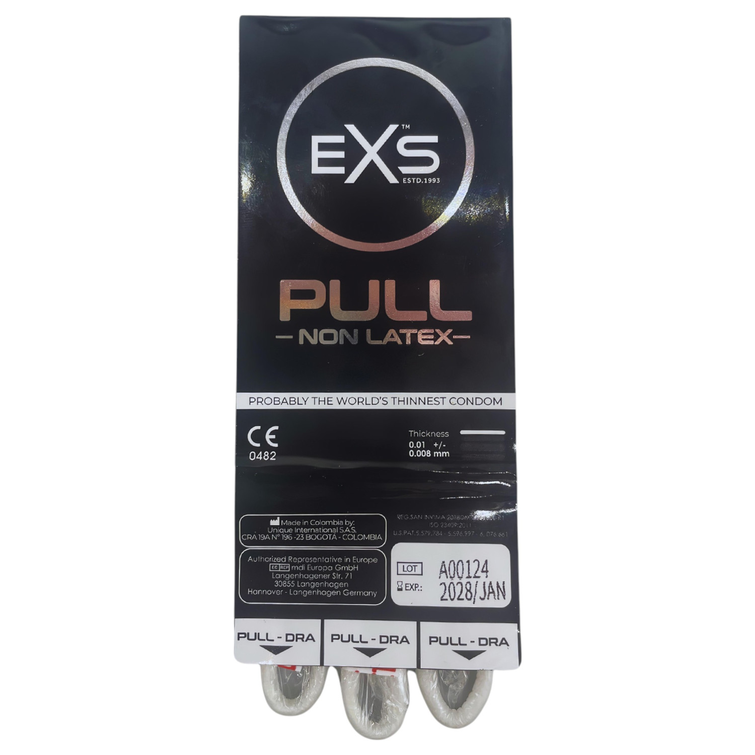 EXS - kondom bez lateksa - 3 komada