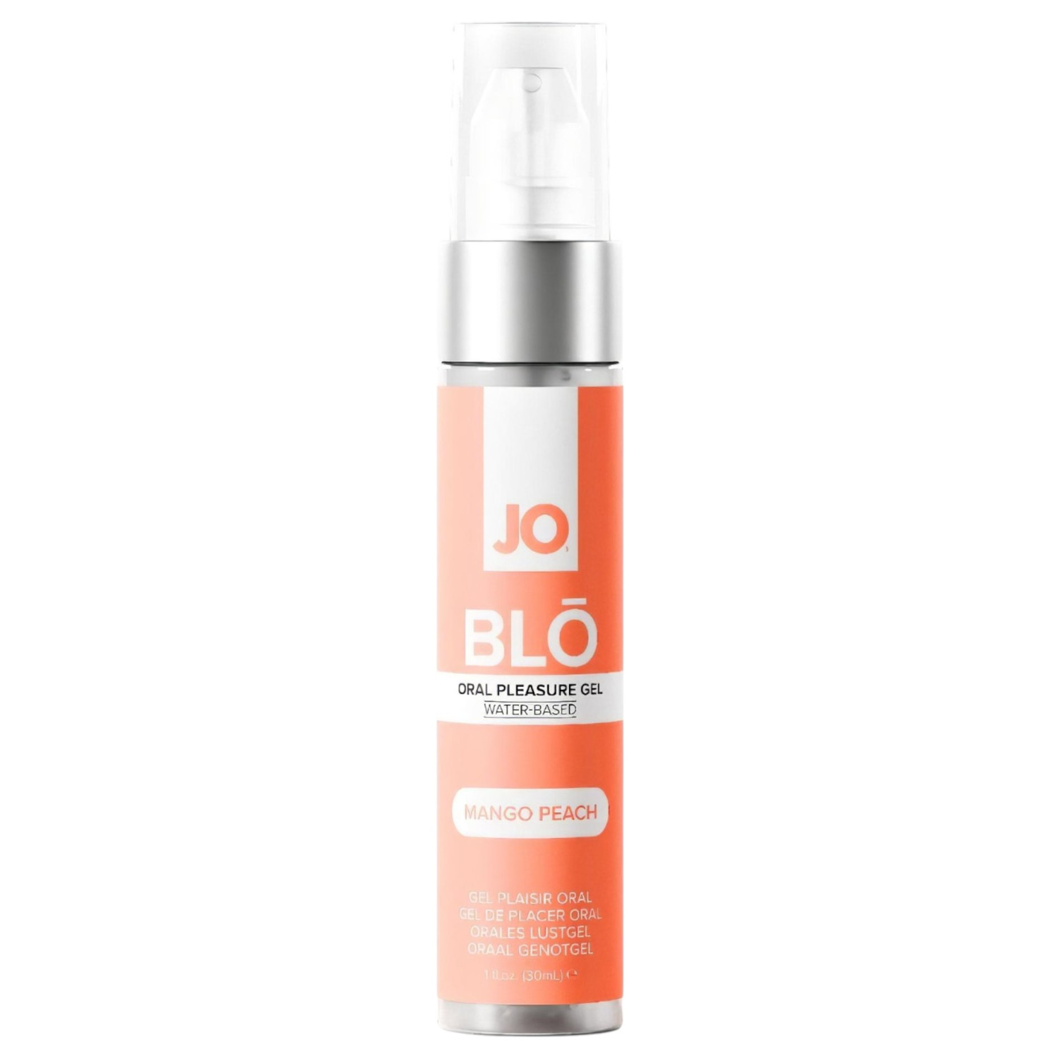 System JO BLO - aromatizirani oralni gel, mango-breskva (30 ml)