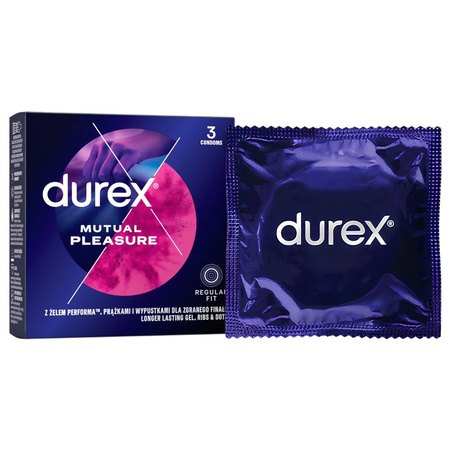 Durex Mutual Pleasure - kondomi za odgađanje (3 kom)