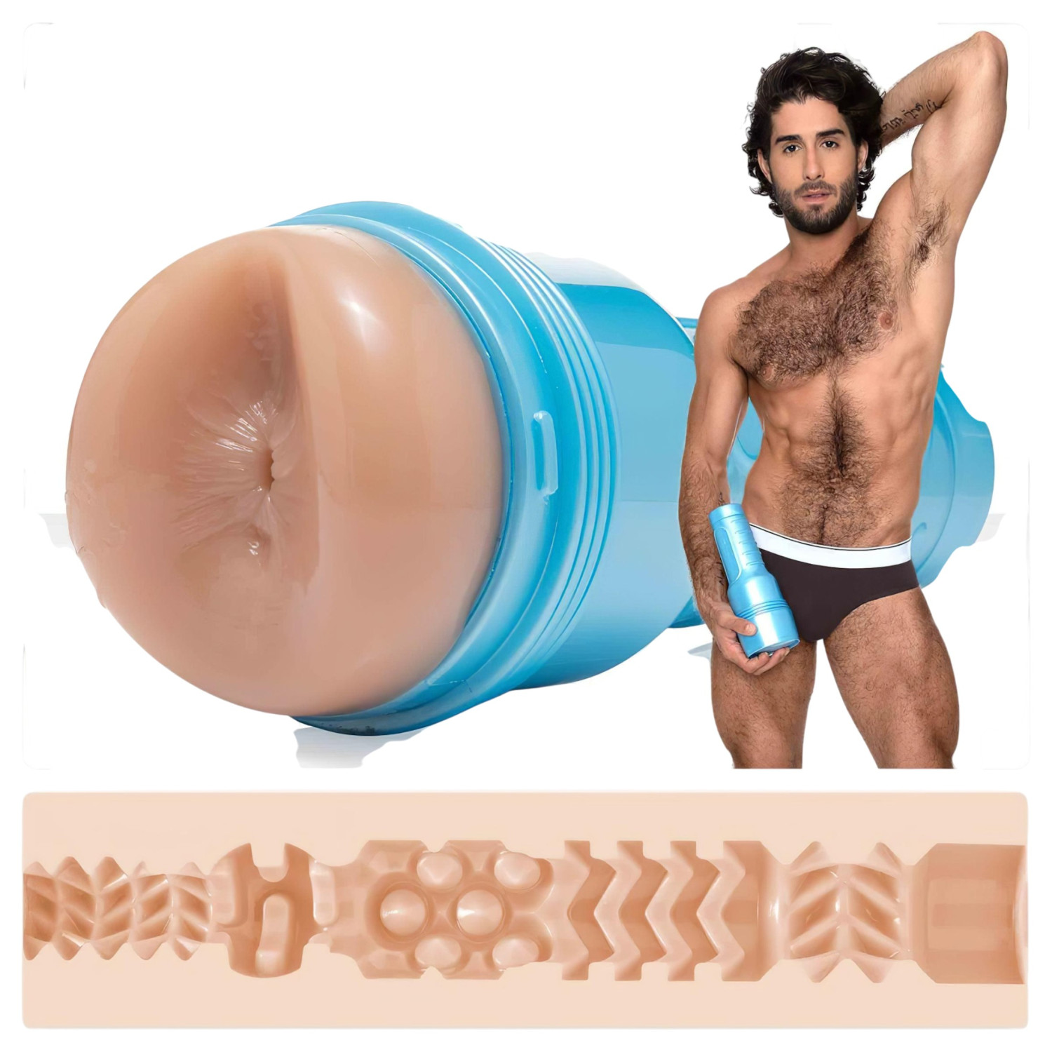 Fleshjack Diego Sans - realistični masturbator za anal - natur