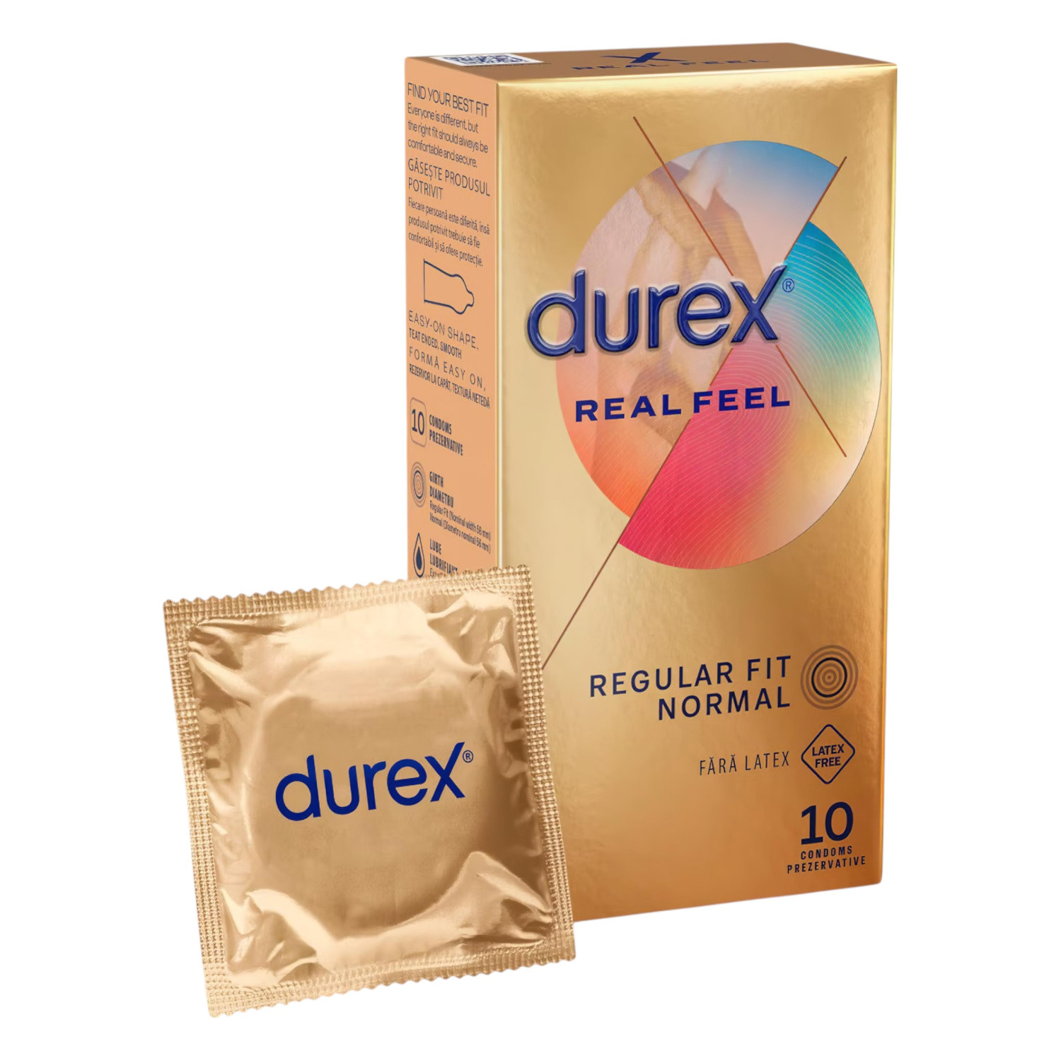 Durex Real Feel - kondom bez lateksa (10 kom)