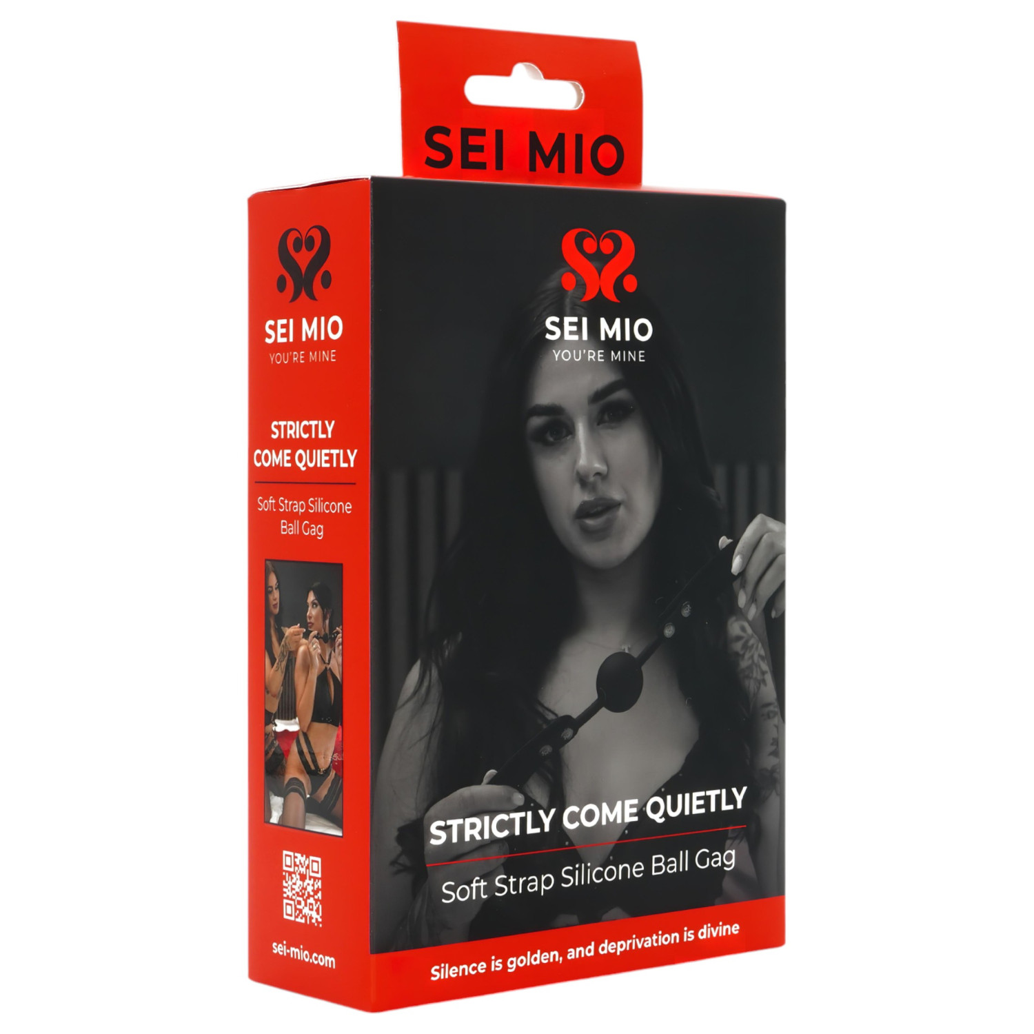 Sei Mio - kuglični otvor za usta - crna