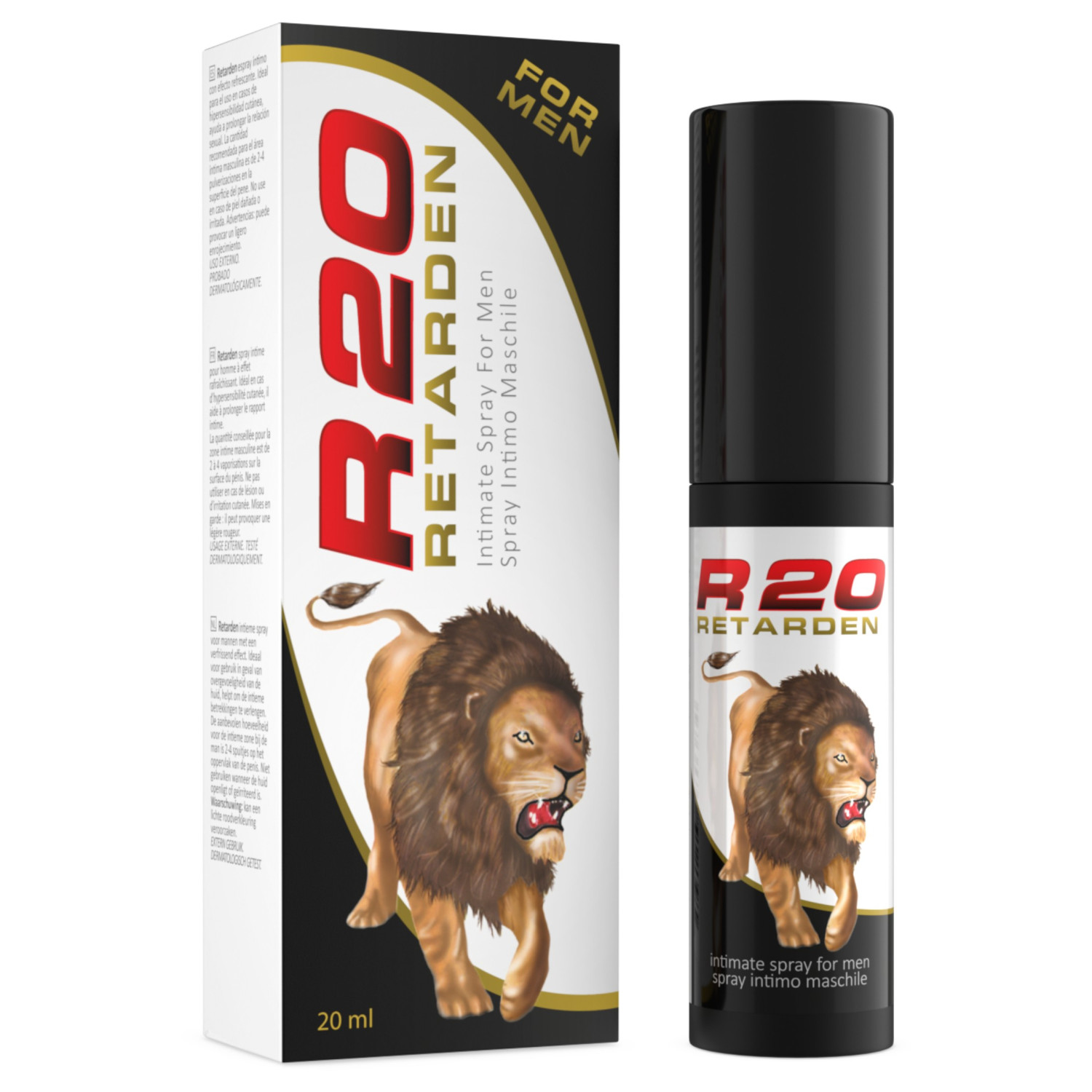 Intimateline R20 - rashlađujući odgođeni sprej za muškarce (20 ml)