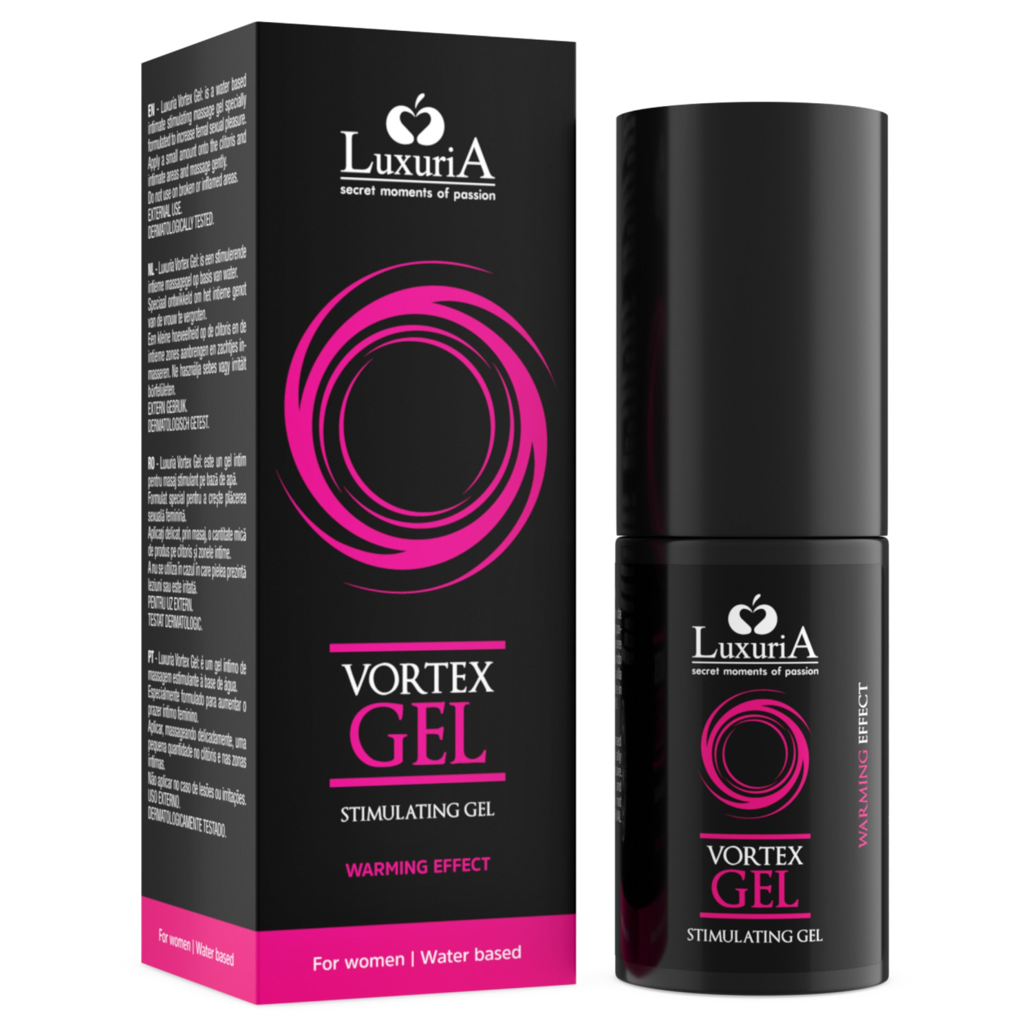 Intimateline Luxuria Vortex - zagrijavajući stimulirajući gel za žene (30 ml)