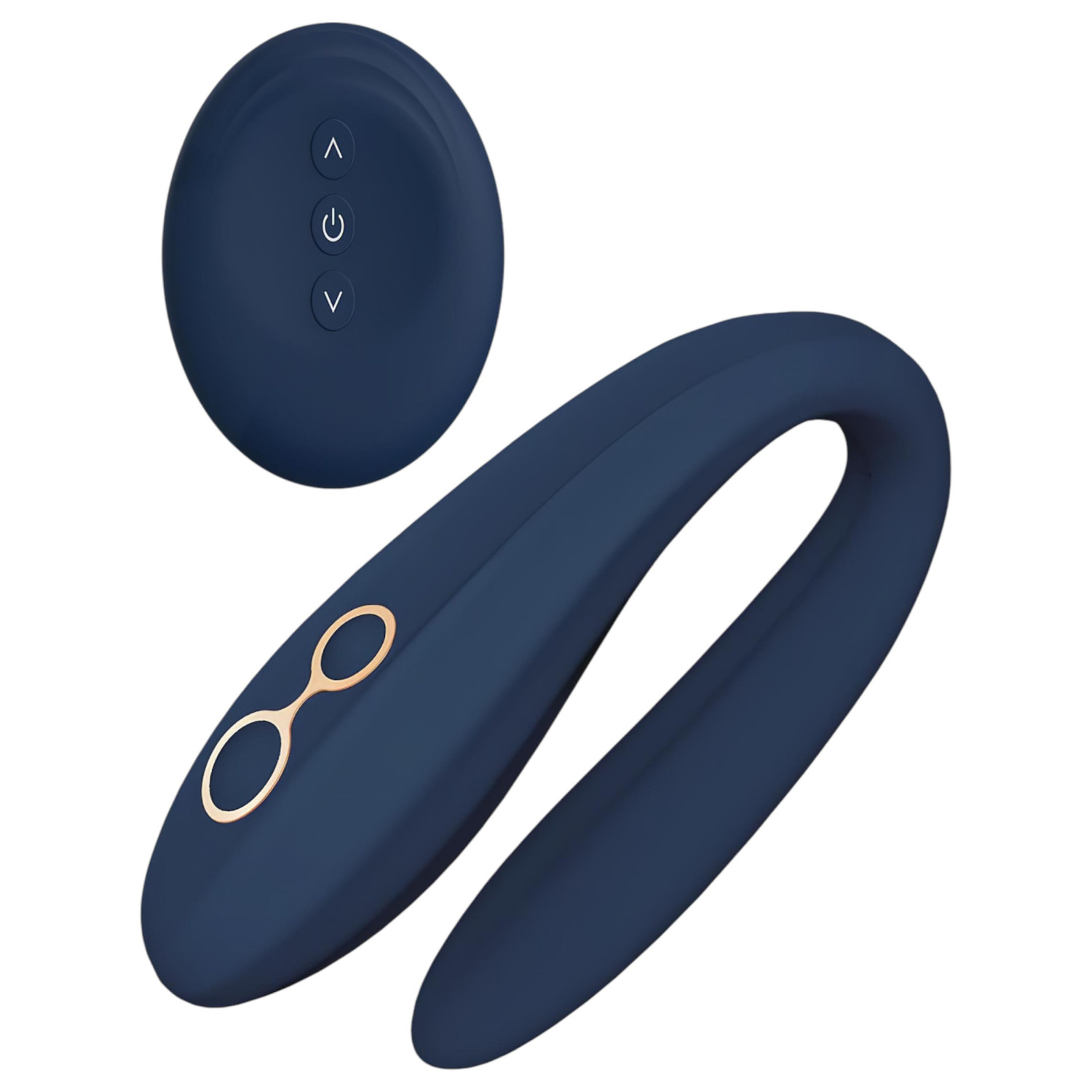 Goddess Ares - vibrator za parove - savitljiv - silikon plavi