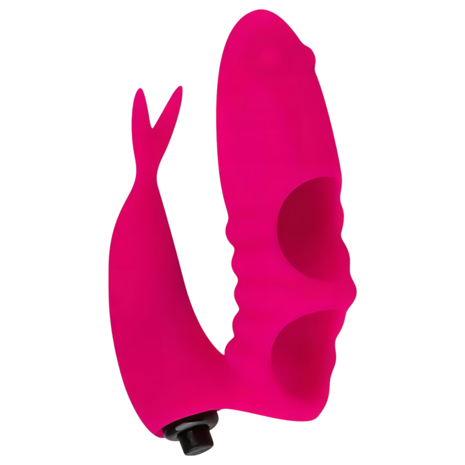 Easytoys - Vibrator za prst - 2u1 - silikon - roza