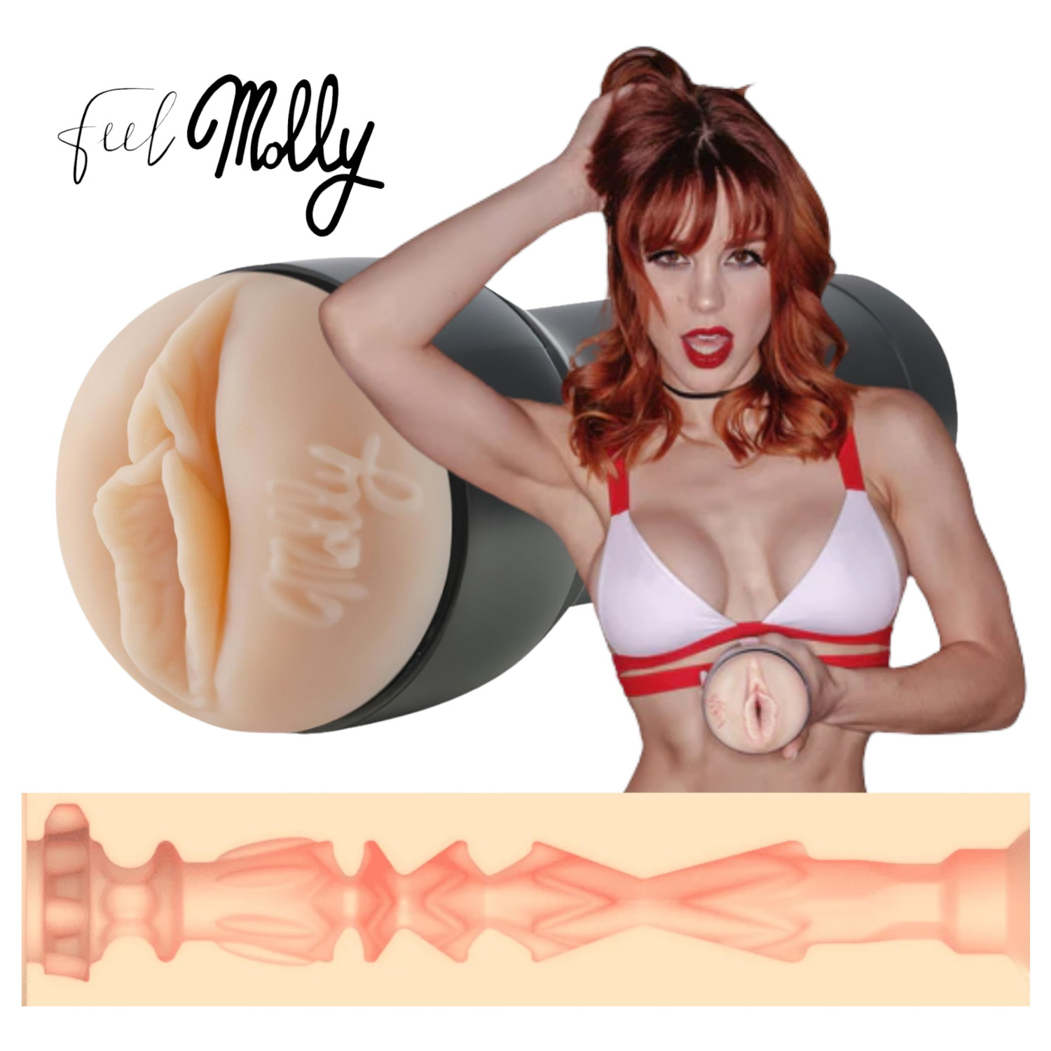 Kiiroo Molly Stewart - masturbator za muškarce - PowerBlow kompatibilan