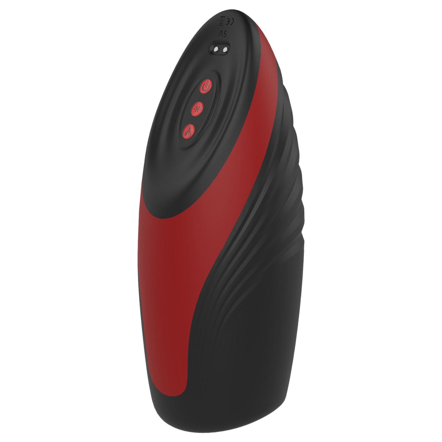 Dreamtoys Essentials - sisačko-vibrirajući masturbator (crni)