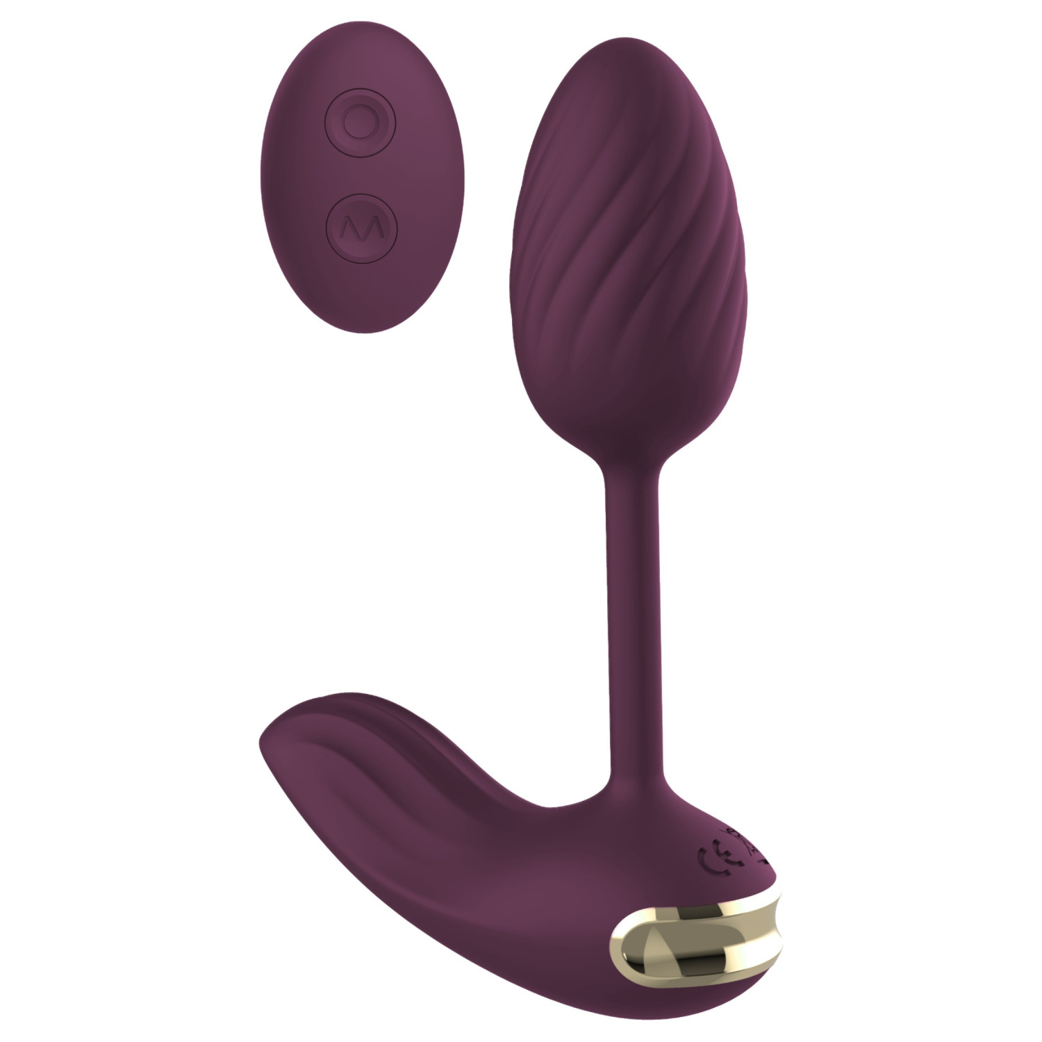Dreamtoys Essentials - nosivo savitljivo vibrator jaje (ljubičasto)