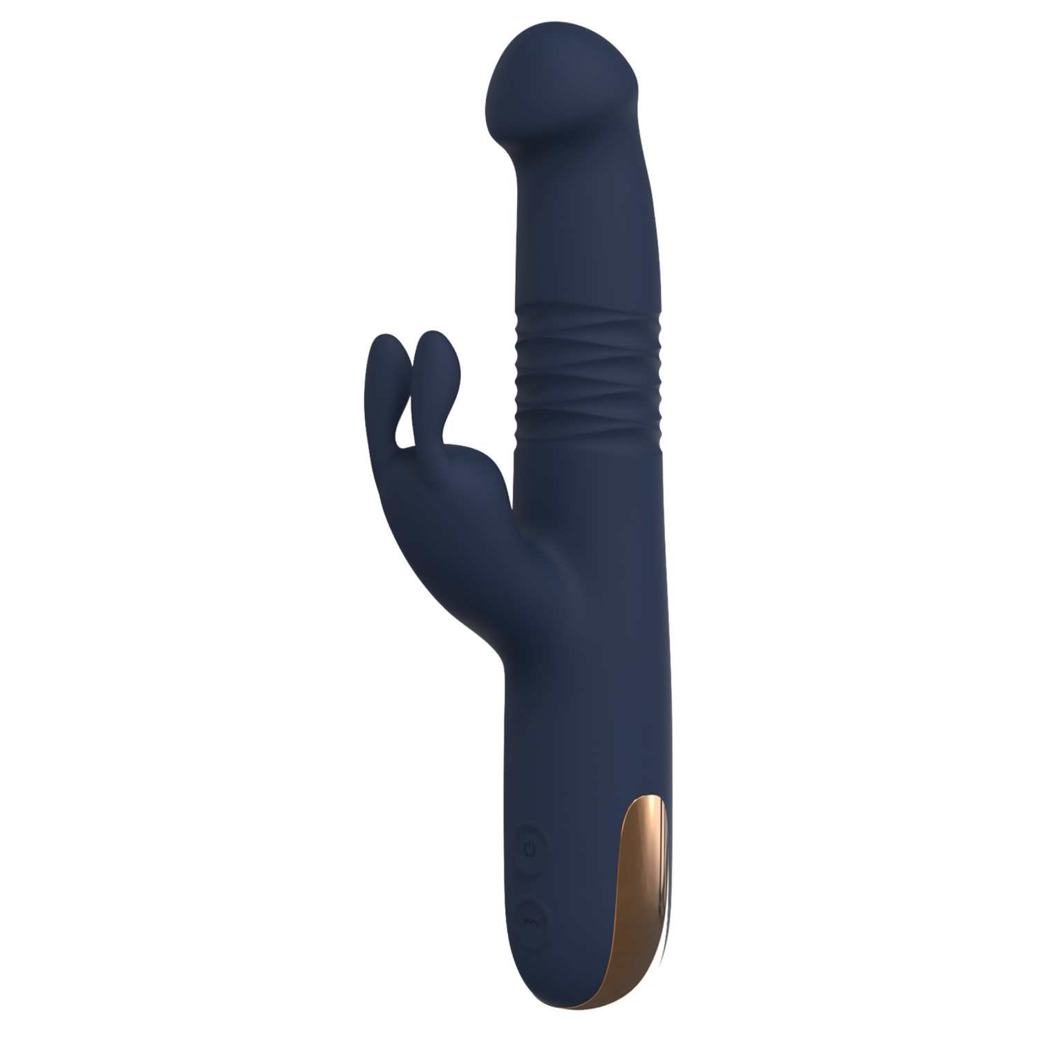 Dreamtoys Goddess Collection - potiskivački vibrator (tamno plavi)