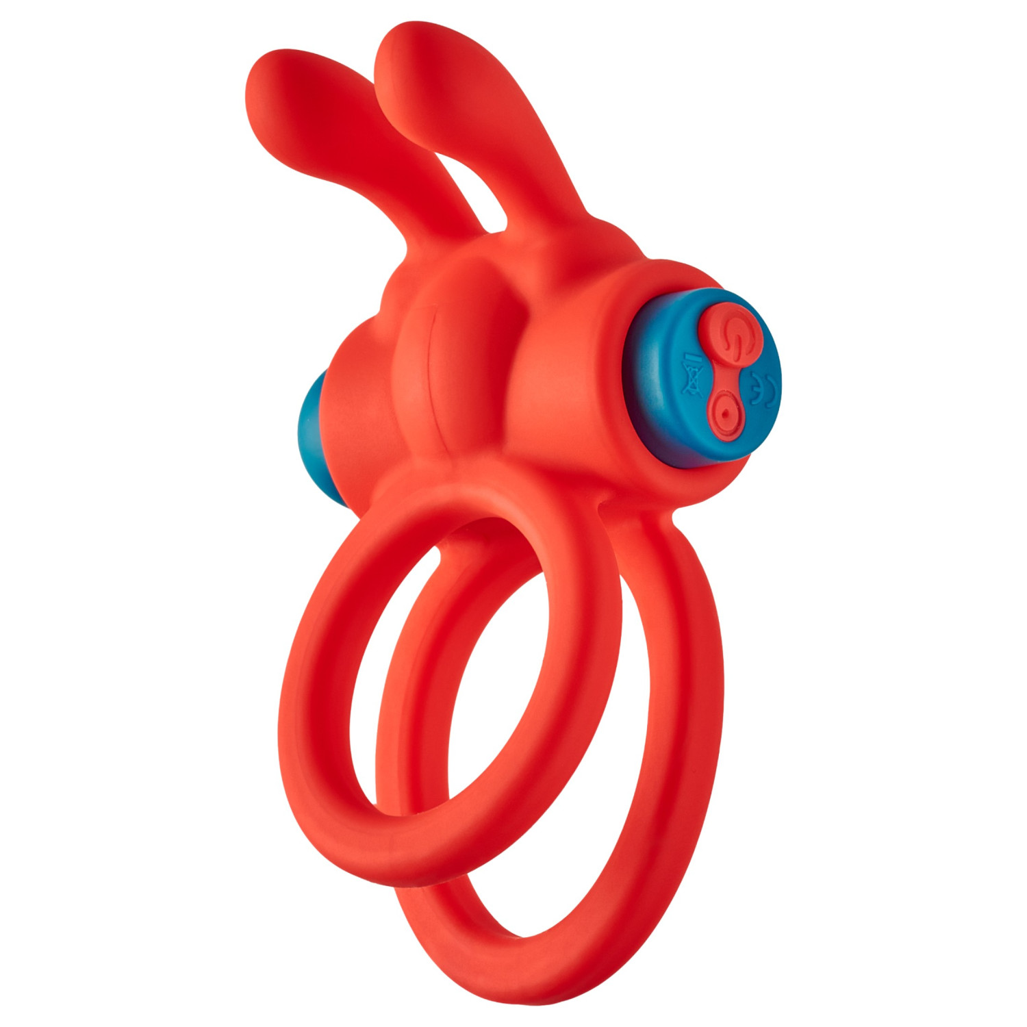 Dreamtoys Love Signal - vibrirajući prsten za penis (crveni)