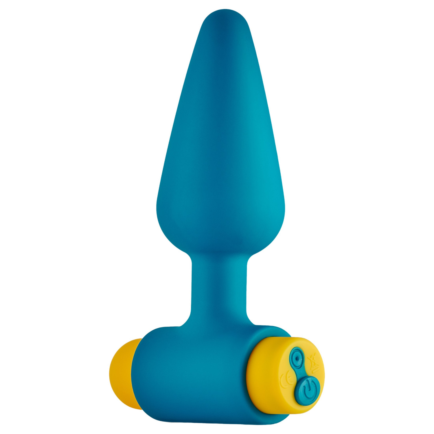 Dreamtoys Love Signal - vibrirajući analni čep (plavi)