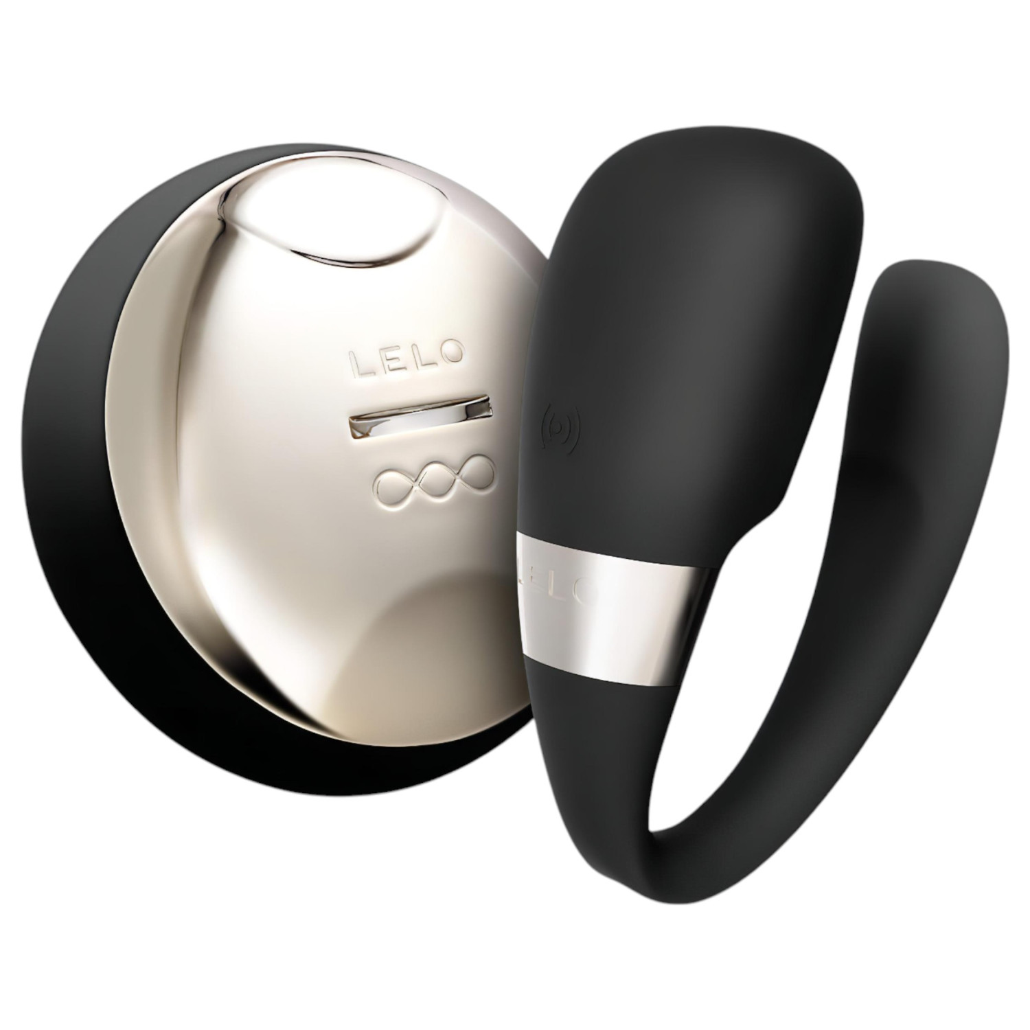 LELO Tiani 3 - vibrator za parove - silikon - crni