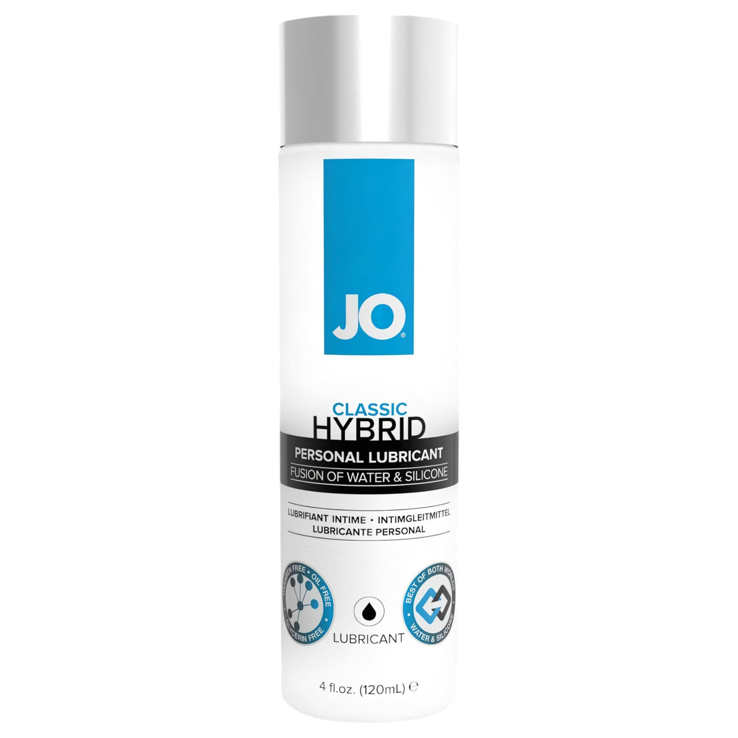 System JO Classic Hybrid - lubrikant na bazi vode i silikona - 120ml