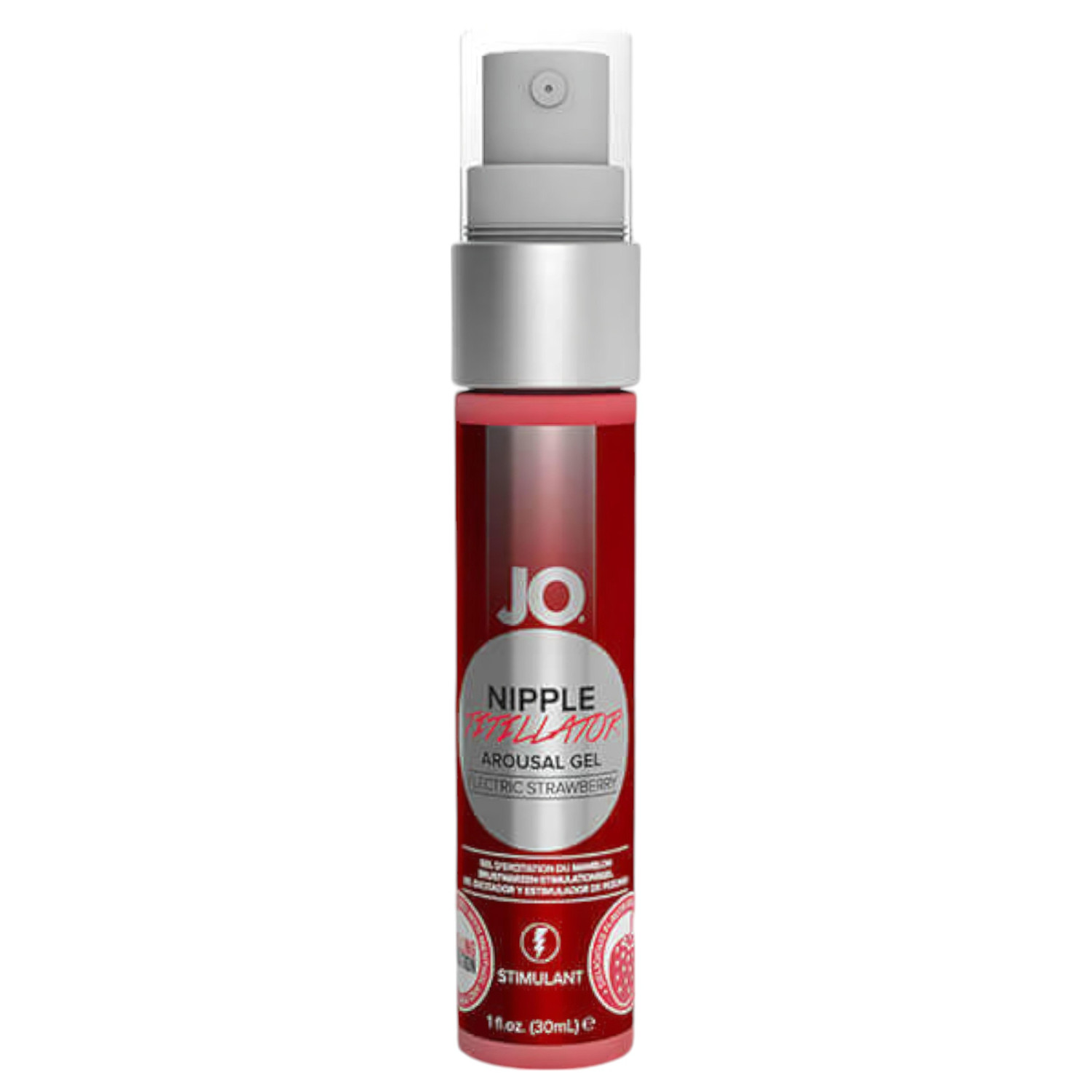 System JO - gel za bradavice s efektom bockanja - jagoda - 30ml