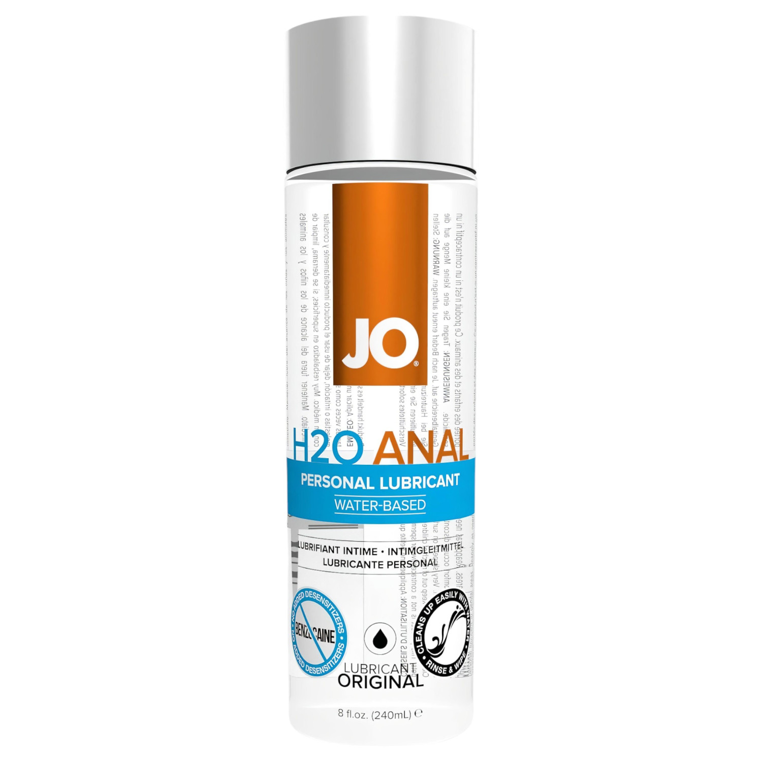 System JO - H2O Anal Original - lubrikant na bazi vode za analni seks (240 ml)