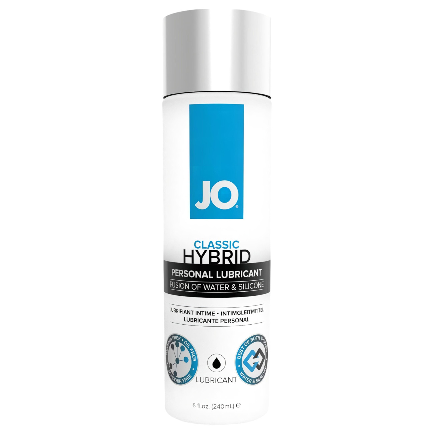 System JO Classic Hybrid - lubrikant na bazi vode i silikona - 240ml