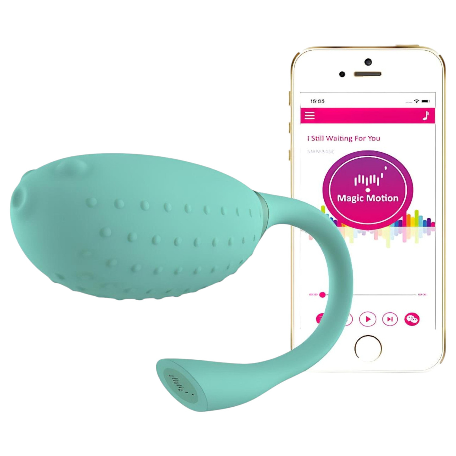 Magic Motion Fugu - nosivo inteligentno jaje vibrator (zeleno)