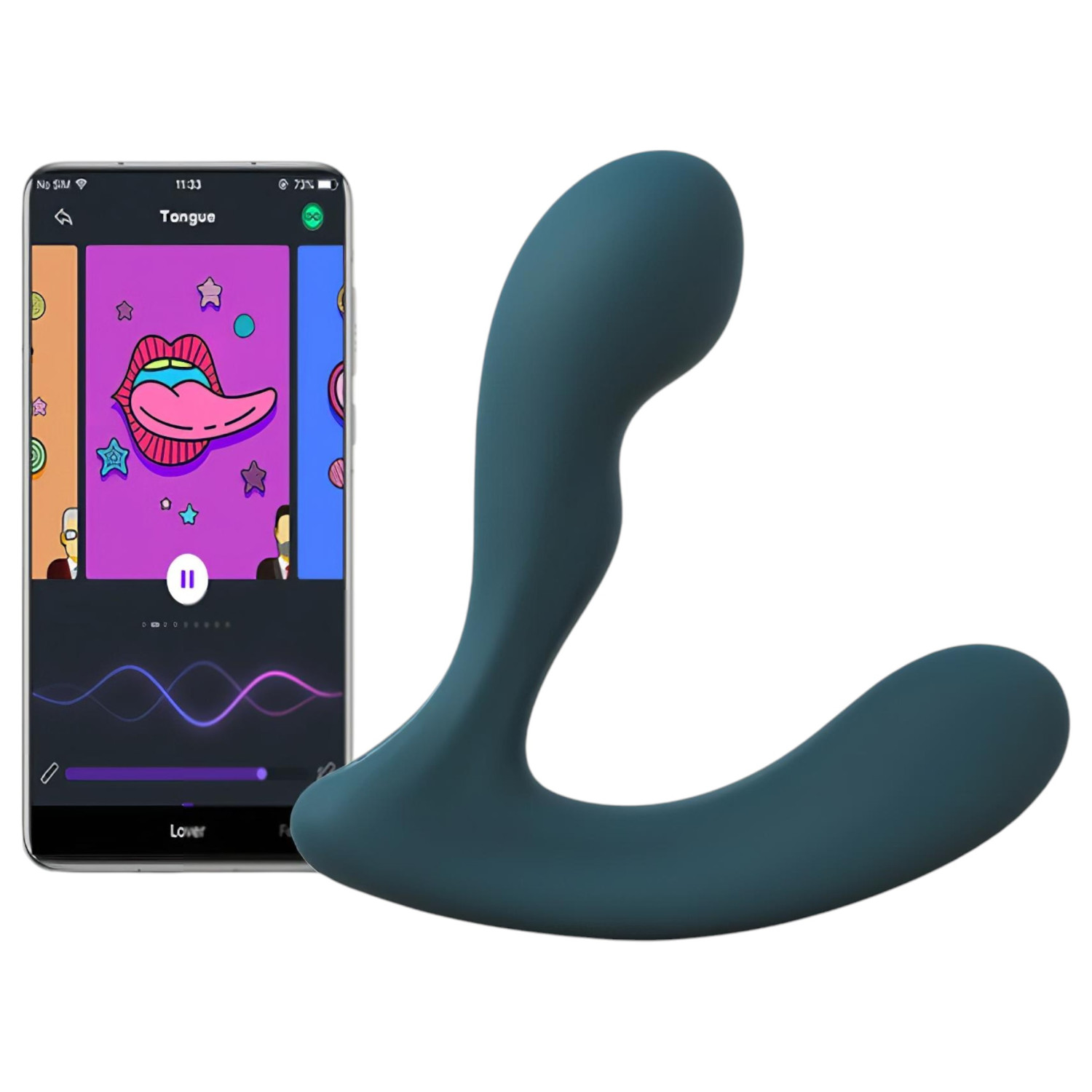 Magic Motion Solstice X - Aplikacijom upravljani vibrator za prostatu za muškarce (zeleni)